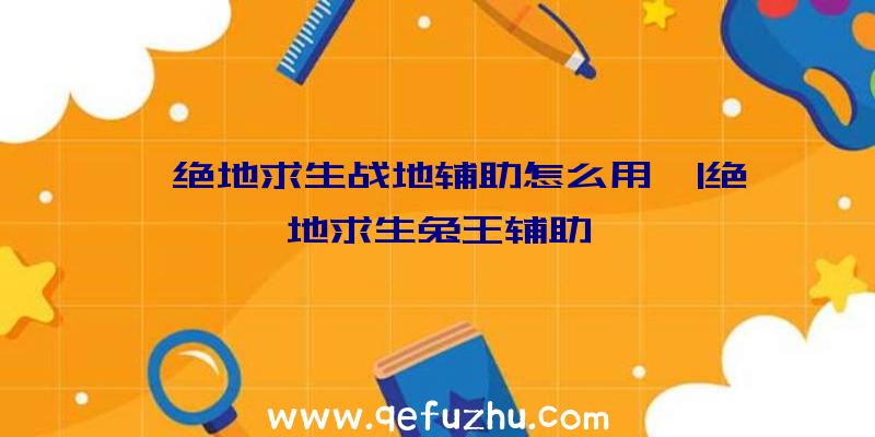 「绝地求生战地辅助怎么用」|绝地求生兔王辅助